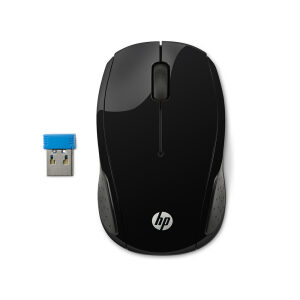 HP 200 WIRELESS MOUSE BLACK