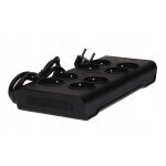 PHILLIPS ΠΟΛΥΠΡΙΖΟ ΑΣΦΑΛΕΙΑΣ SPN7080BA/60 8 ΘΕΣΕΩΝ 2m BLACK - Image 2