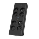 PHILLIPS ΠΟΛΥΠΡΙΖΟ ΑΣΦΑΛΕΙΑΣ SPN7080BA/60 8 ΘΕΣΕΩΝ 2m BLACK