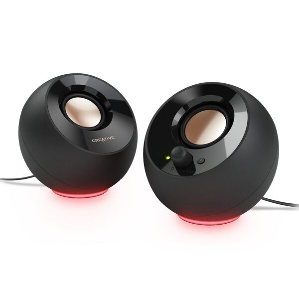 CREATIVE Speaker Wired 2.0 Pebble S.E 8.8W RGB Black - Image 2