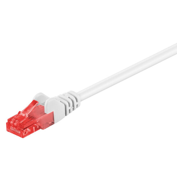 GOOBAY καλώδιο δικτύου 68637, CAT 6 U/UTP, CCA, 5m, λευκό - Image 1