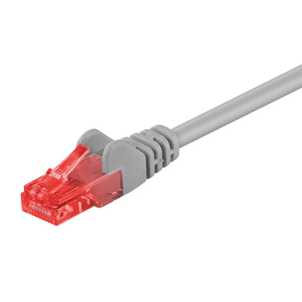 GOOBAY καλώδιο δικτύου 72577, CAT 6 U/UTP, CCA, 250MHz, 5m, γκρι - Image 1