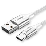 UGREEN US288 Καλώδιο Φόρτισης 60133 USB σε USB-C 2m Ασημί