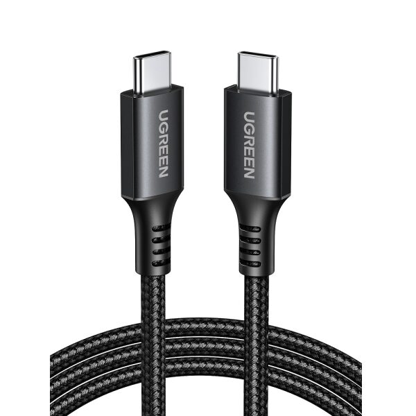 UGREEN US567 Καλώδιο Φόρτισης 15374 USB-C σε USB-C PD 60W 2m Μαύρο Γκρί - Image 2